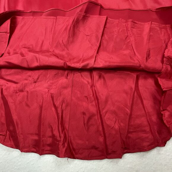 Rebecca Red 2pcs Gown Rhinestone Prom HOCO Bridesmaid-M - Picture 10 of 16